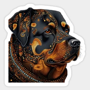 Rottweiler Ai generated Sticker